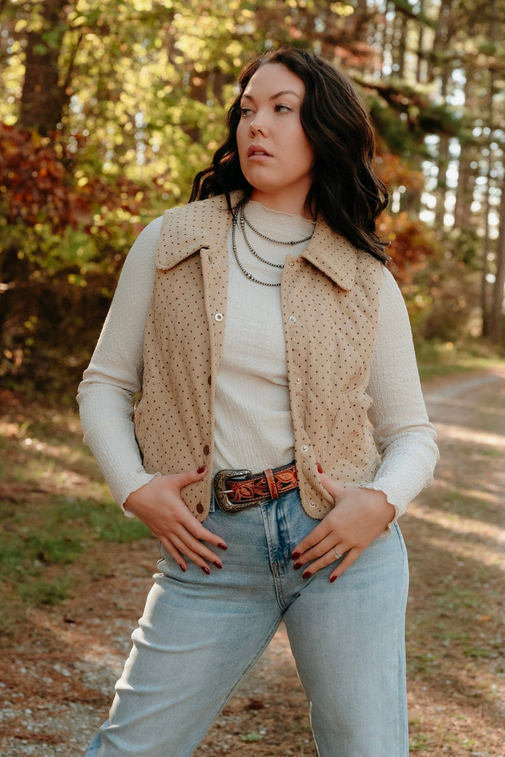 Iverson Corduroy Vest - Lunabelle West