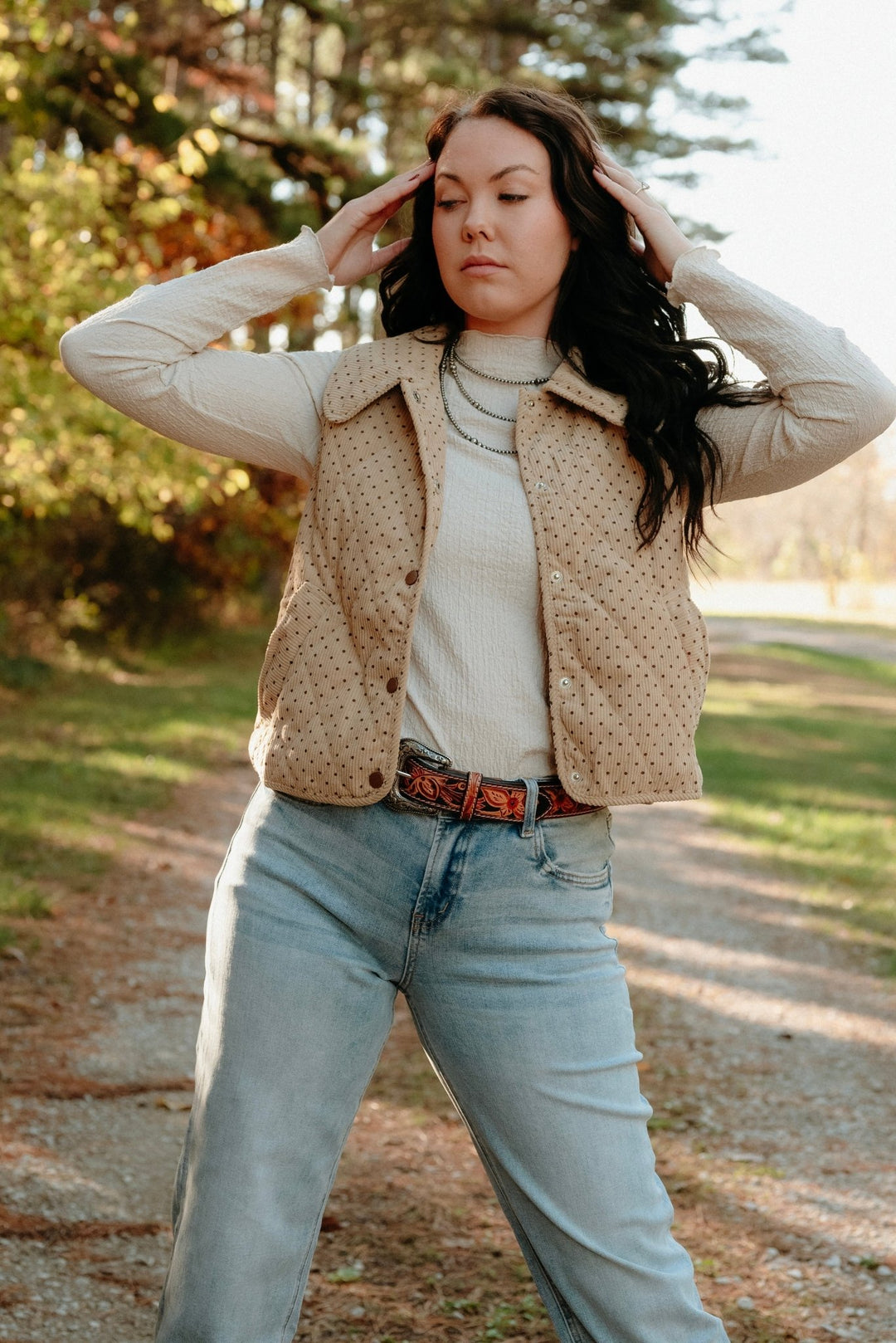 Iverson Corduroy Vest - Lunabelle West