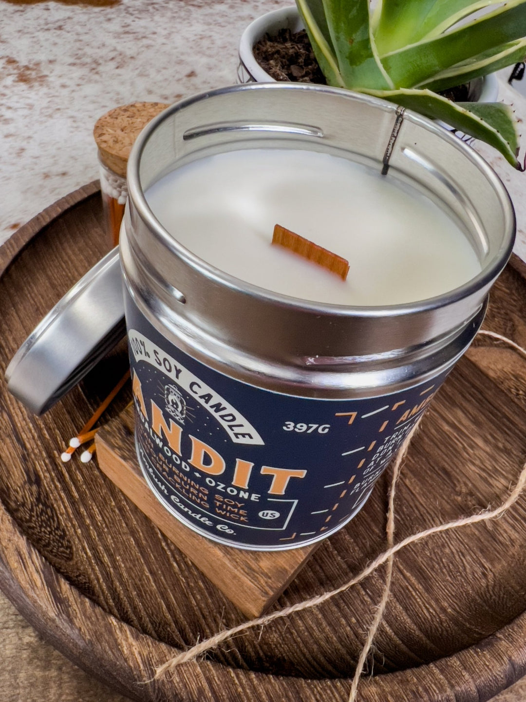 Bandit Soy Candle - Lunabelle West