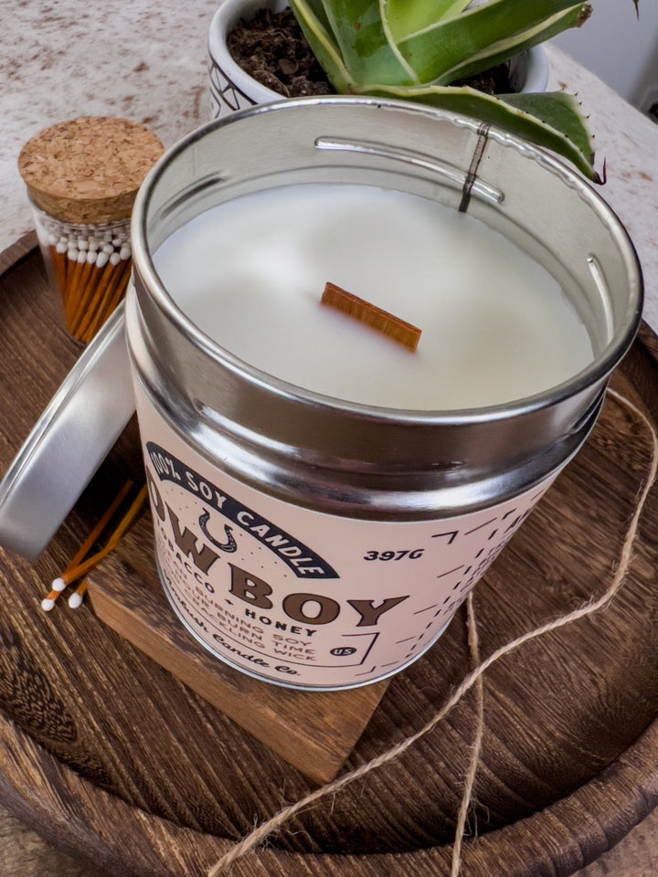 Cowboy Soy Candle - Lunabelle West