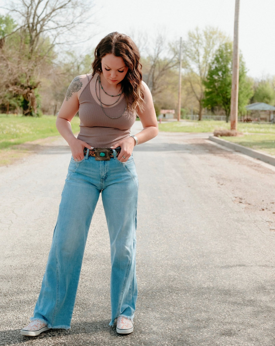 Elias Side Detail Jeans - Lunabelle West
