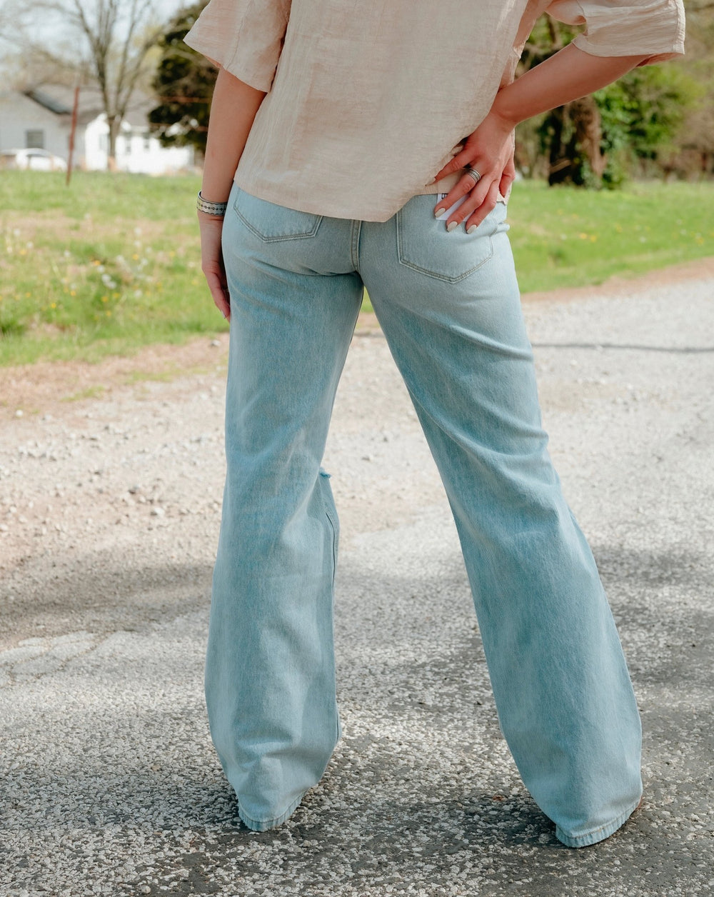 Hudson Vintage Flare Jeans - Lunabelle West