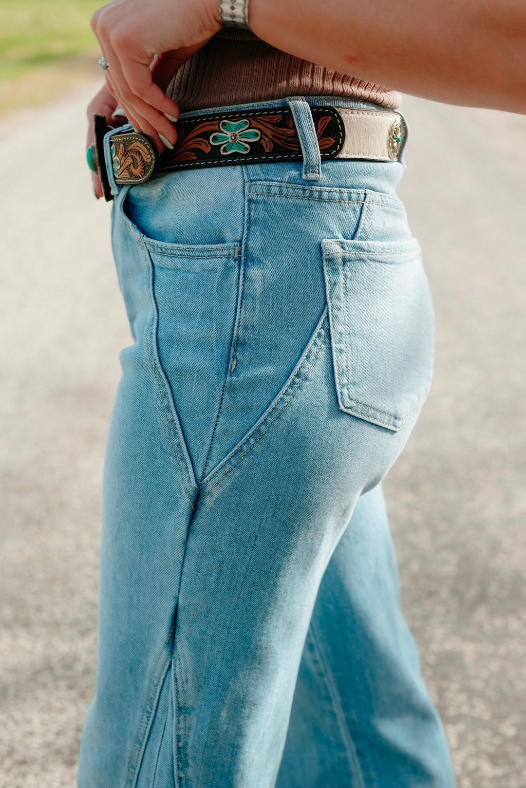 Elias Side Detail Jeans - Lunabelle West