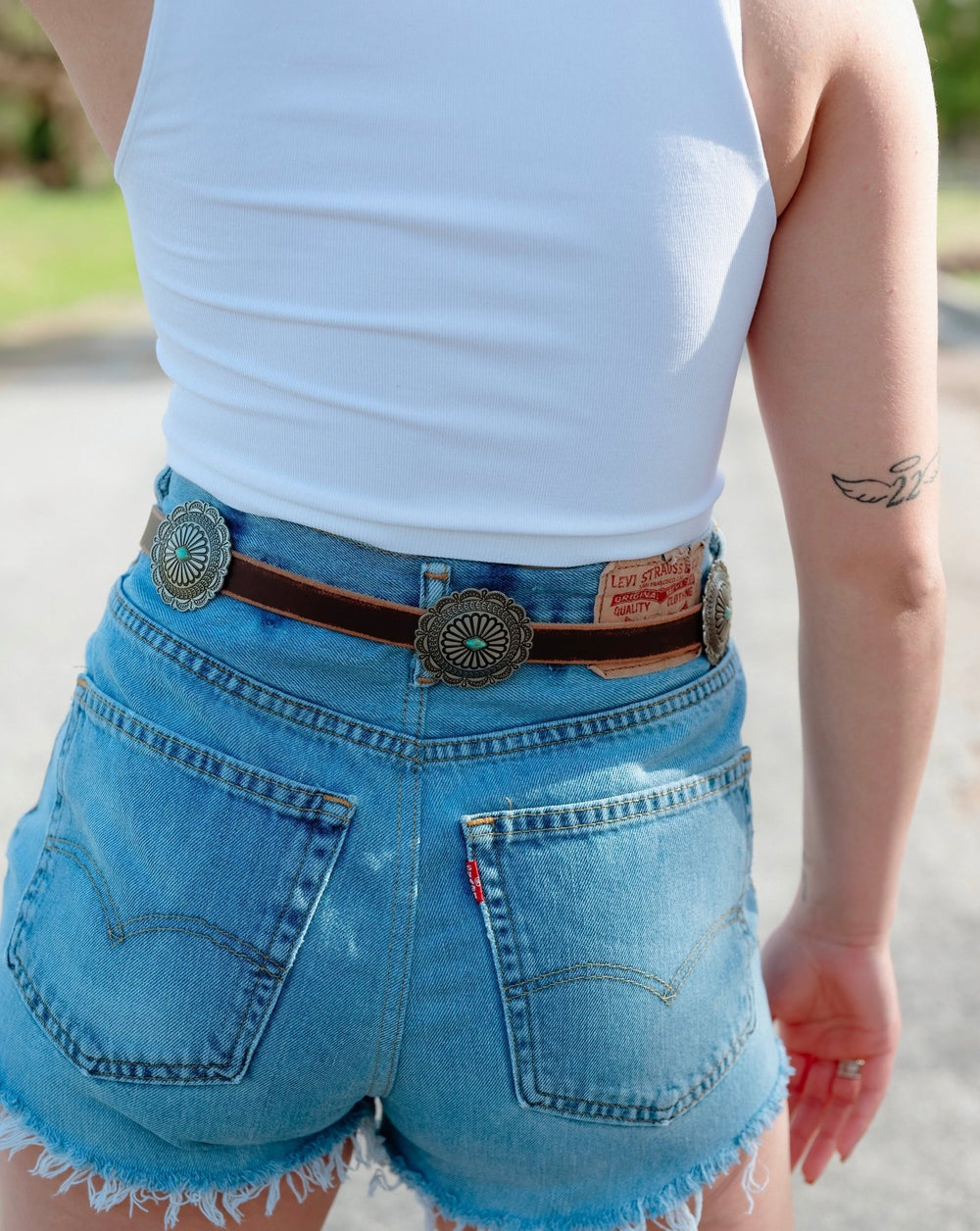 Tallahassee Concho Belt - Lunabelle West