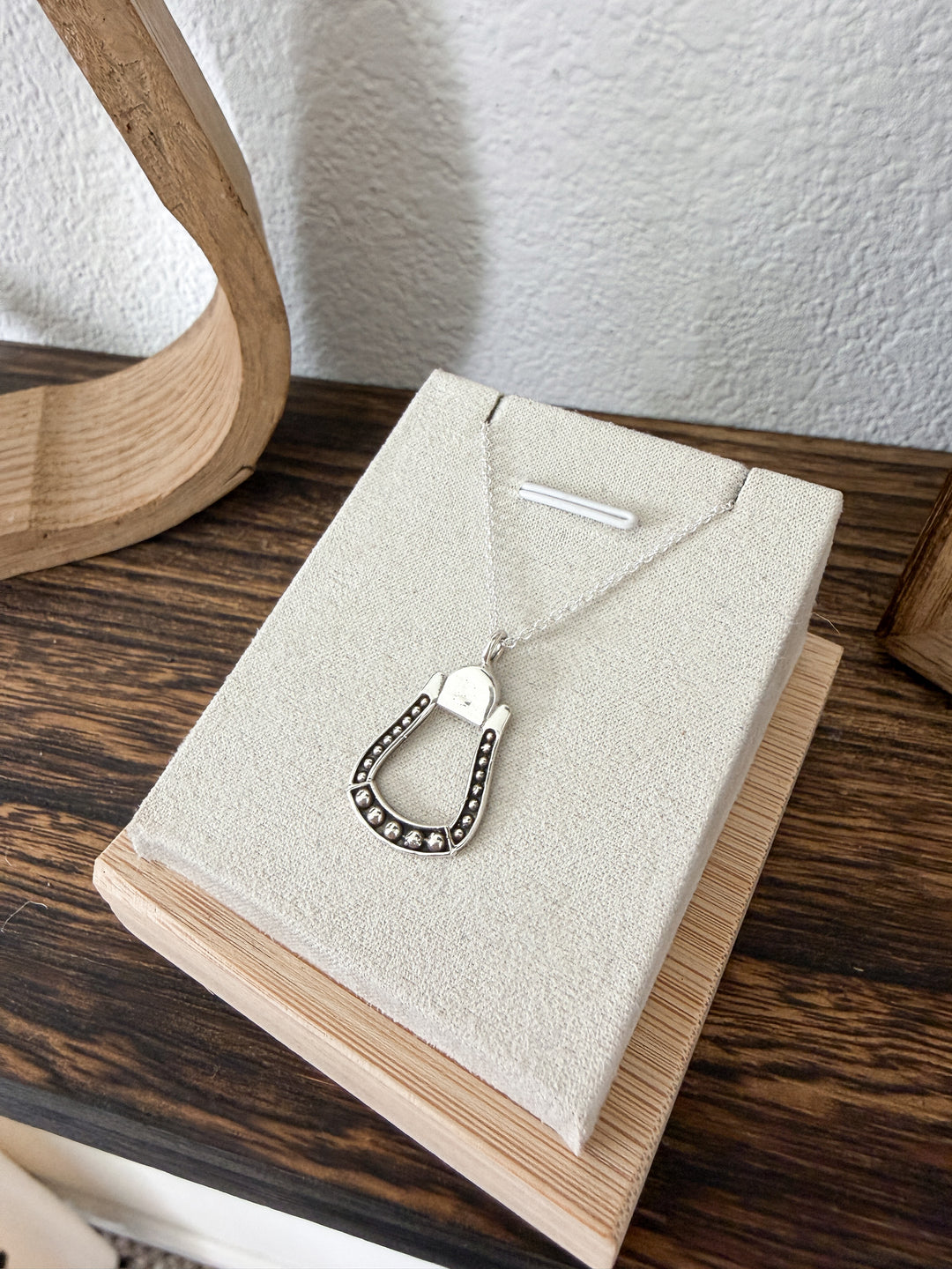 Stirrup Sterling Silver Necklace