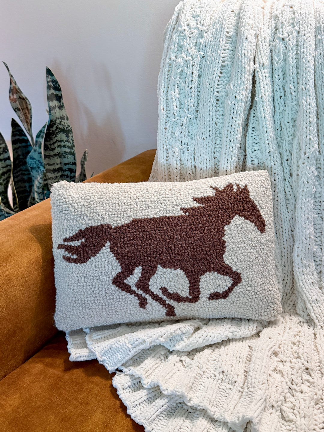 Mustang Hook Pillow