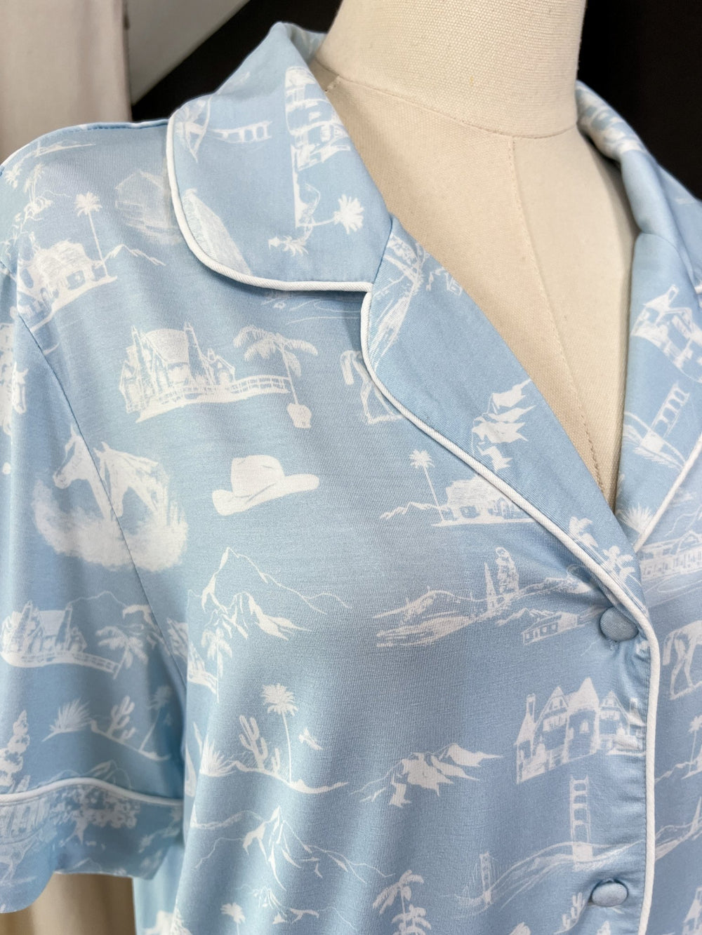 Coastal Cowgirl Pajama Set - Lunabelle West