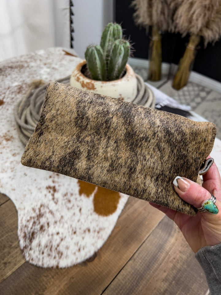 Hair on Hide Makeup Bag - Lunabelle West