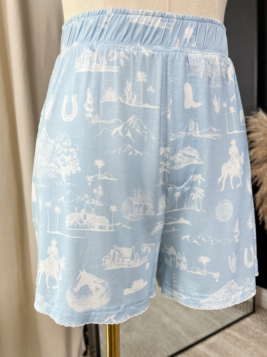 Coastal Cowgirl Pajama Set - Lunabelle West