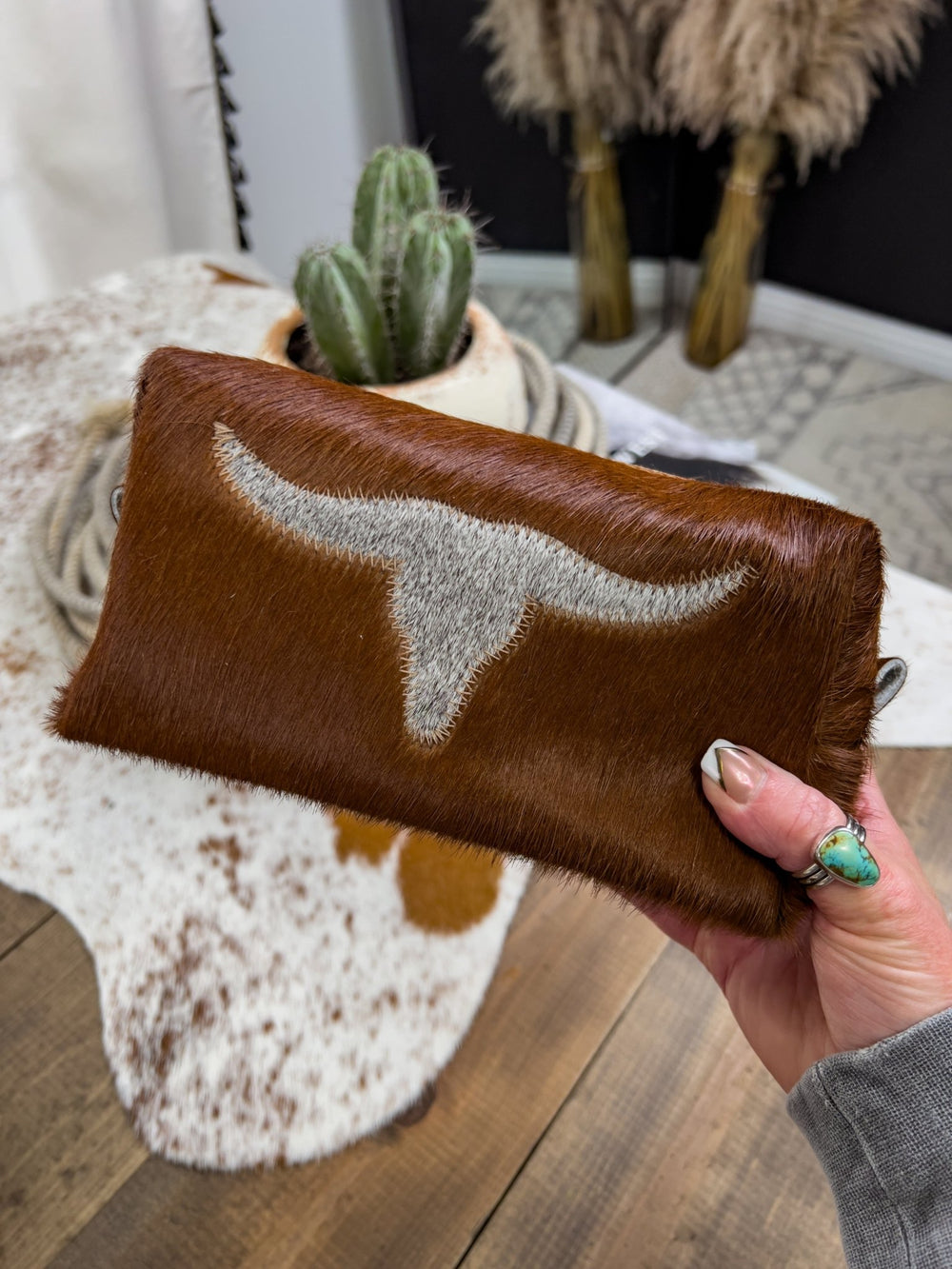 Longhorn Makeup Bag - Lunabelle West