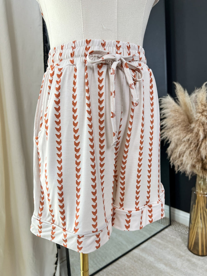 Chicken Stripe Pajama Set - Lunabelle West
