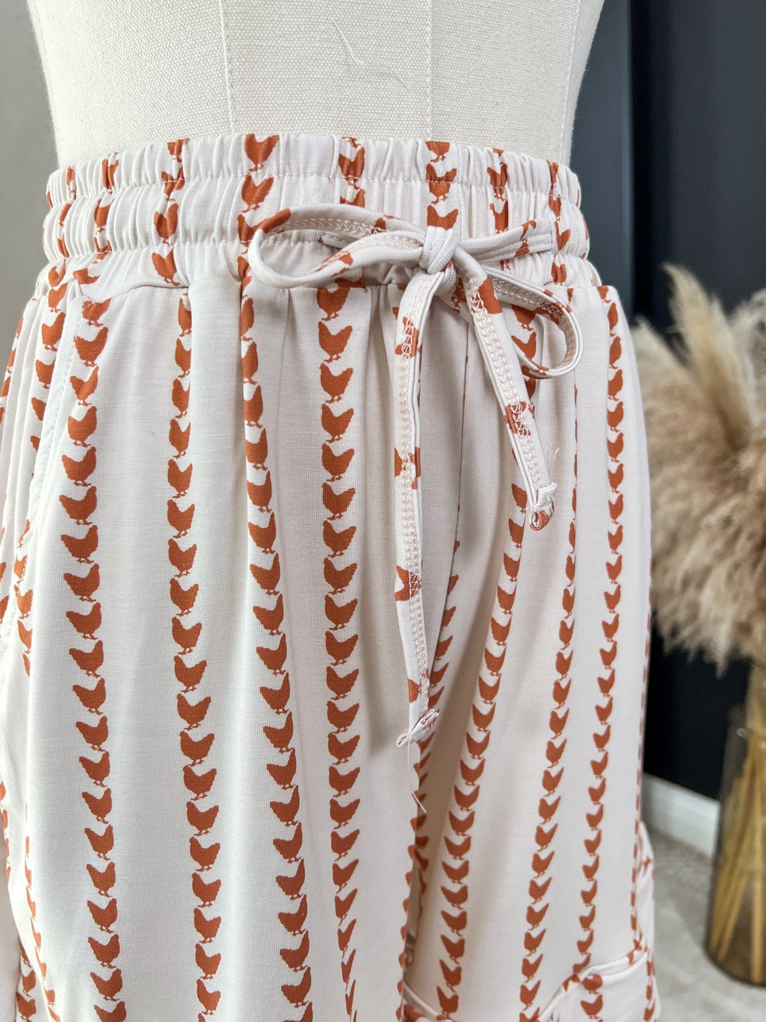 Chicken Stripe Pajama Set - Lunabelle West