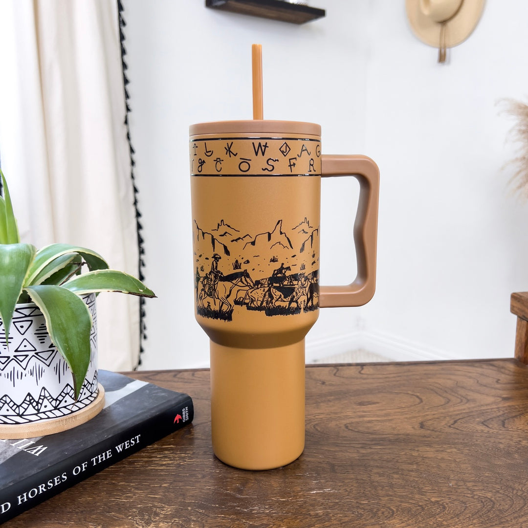Cattle Drive Tumbler - Lunabelle West