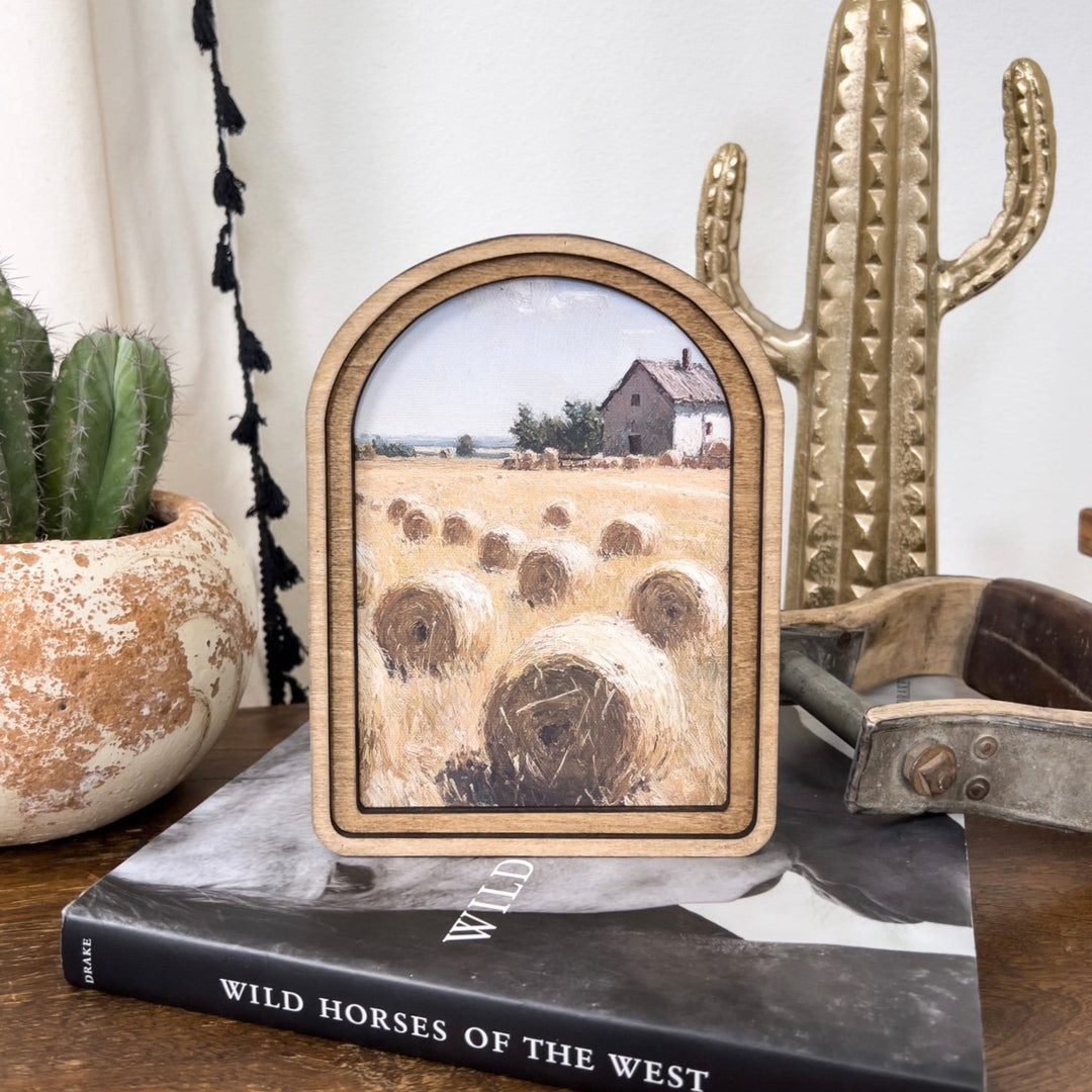 Hayfield Framed Art - Lunabelle West