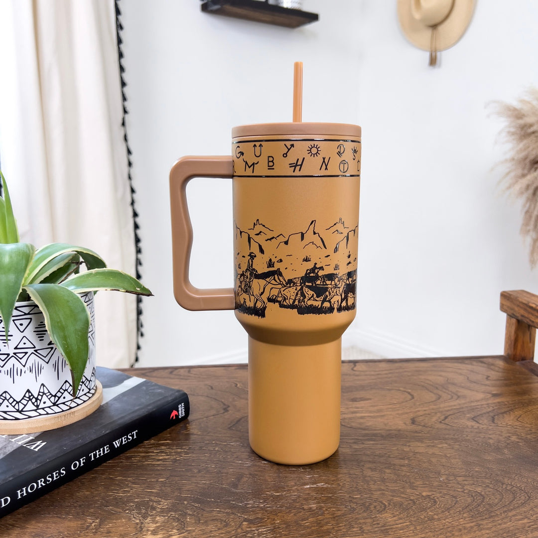 Cattle Drive Tumbler - Lunabelle West