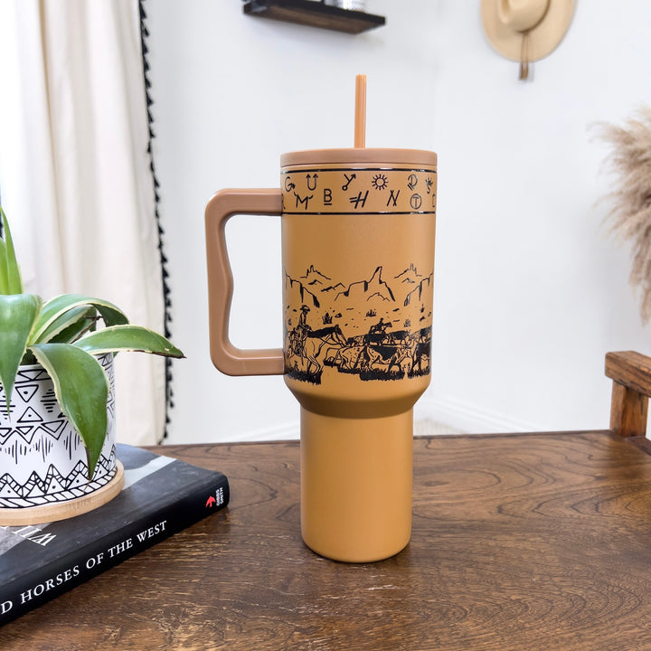 Cattle Drive Tumbler - Lunabelle West