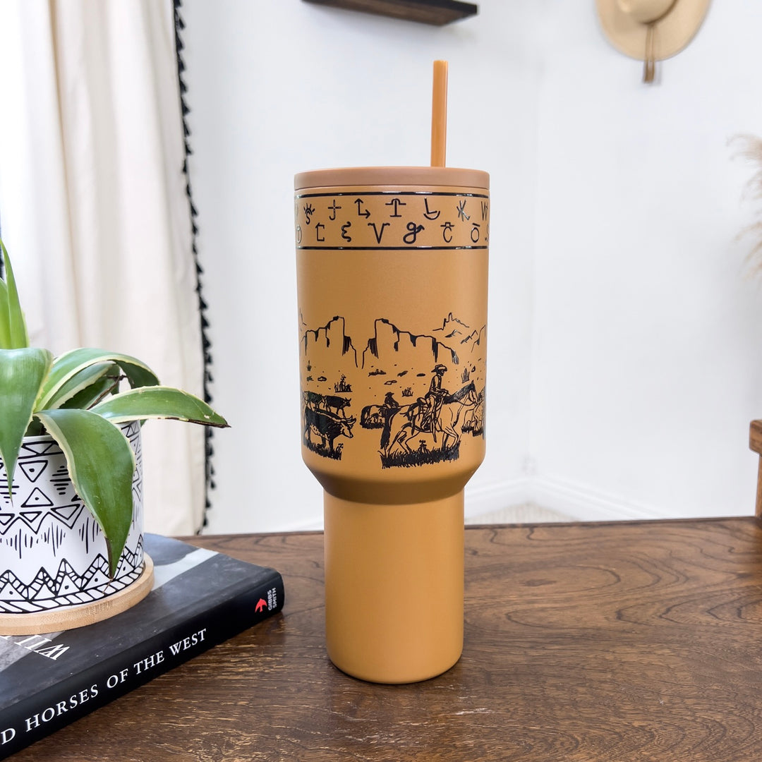 Cattle Drive Tumbler - Lunabelle West