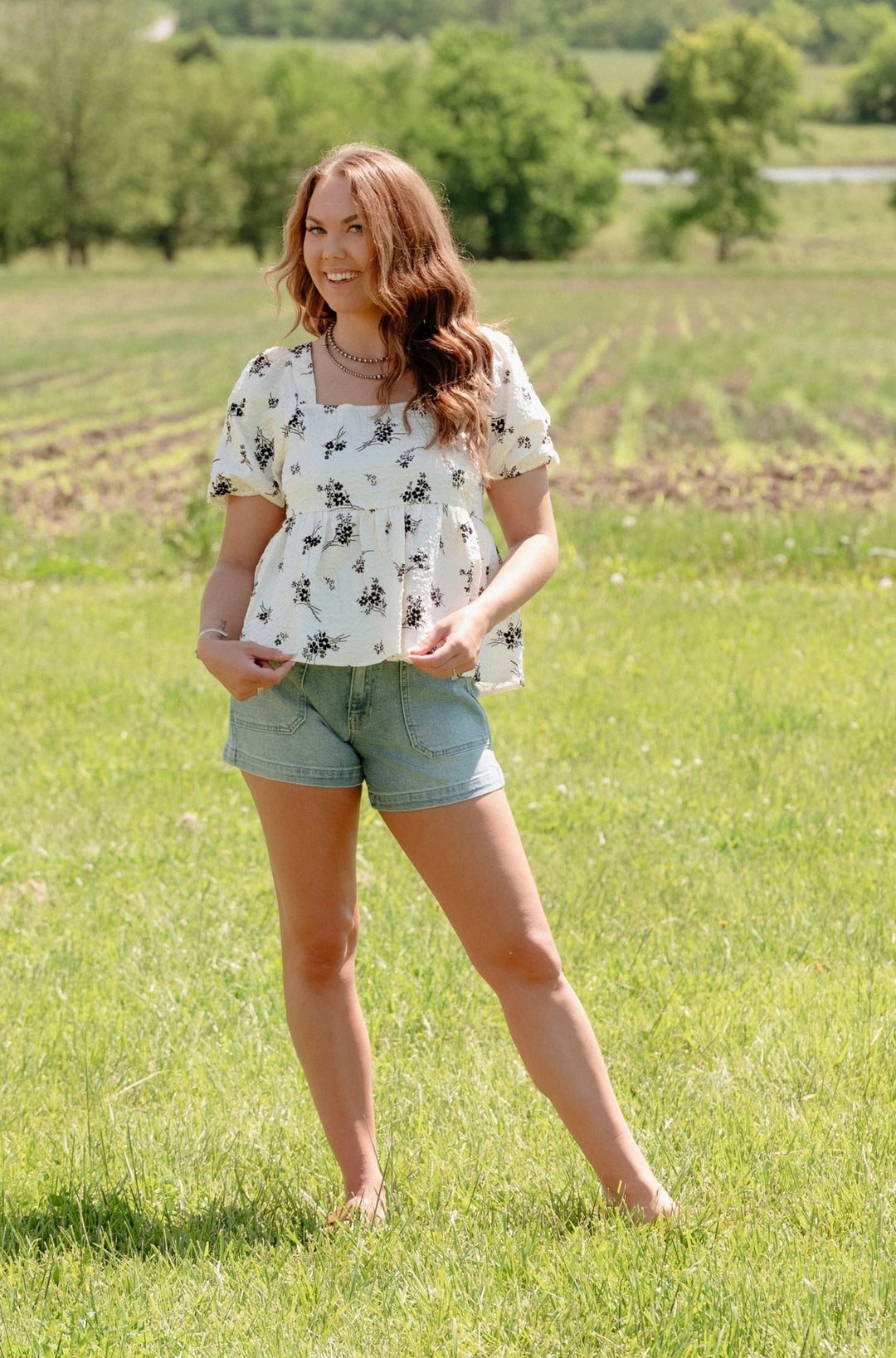 Juniper Textured Top - Lunabelle West