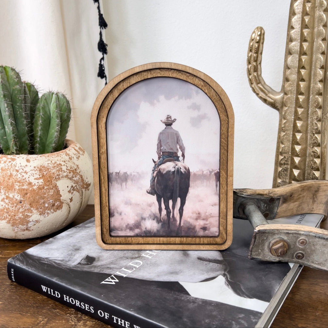 Cattle Drive Framed Art - Lunabelle West