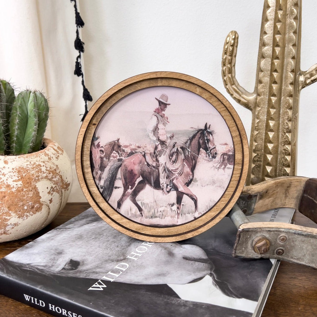 Vintage Cowboy Art - Lunabelle West