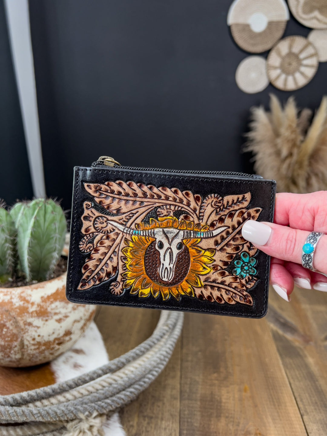 Longhorn Credit Card Wallet - Lunabelle West