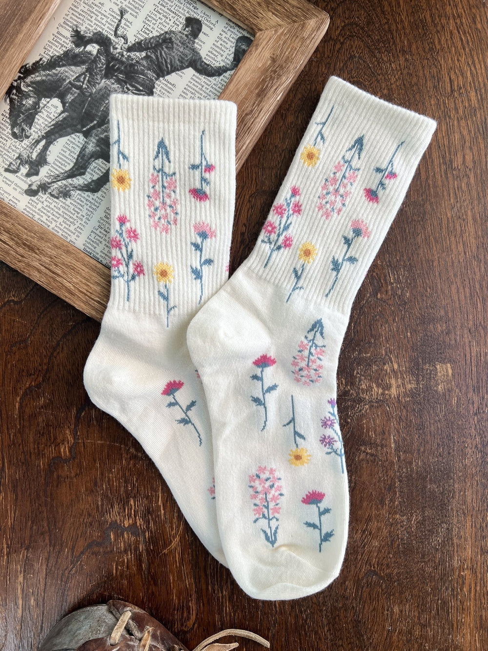 Tallulah Floral Socks - Lunabelle West