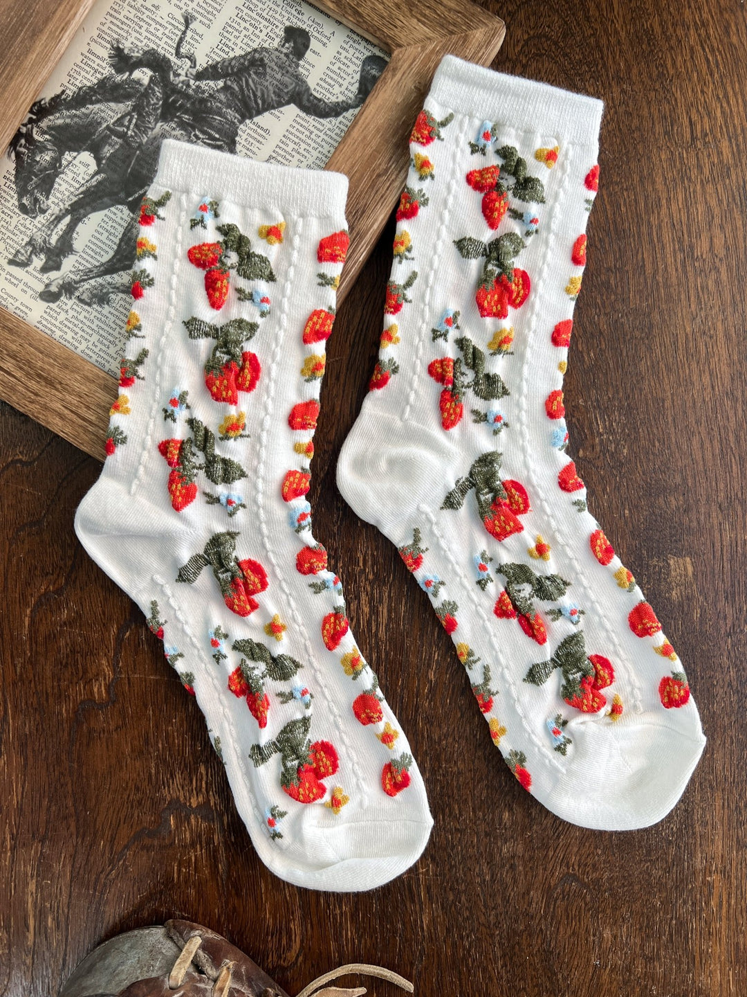 Mirabelle Floral Socks - Lunabelle West