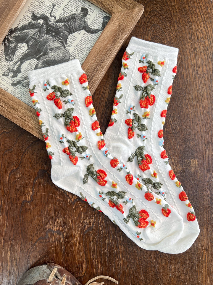 Mirabelle Floral Socks - Lunabelle West