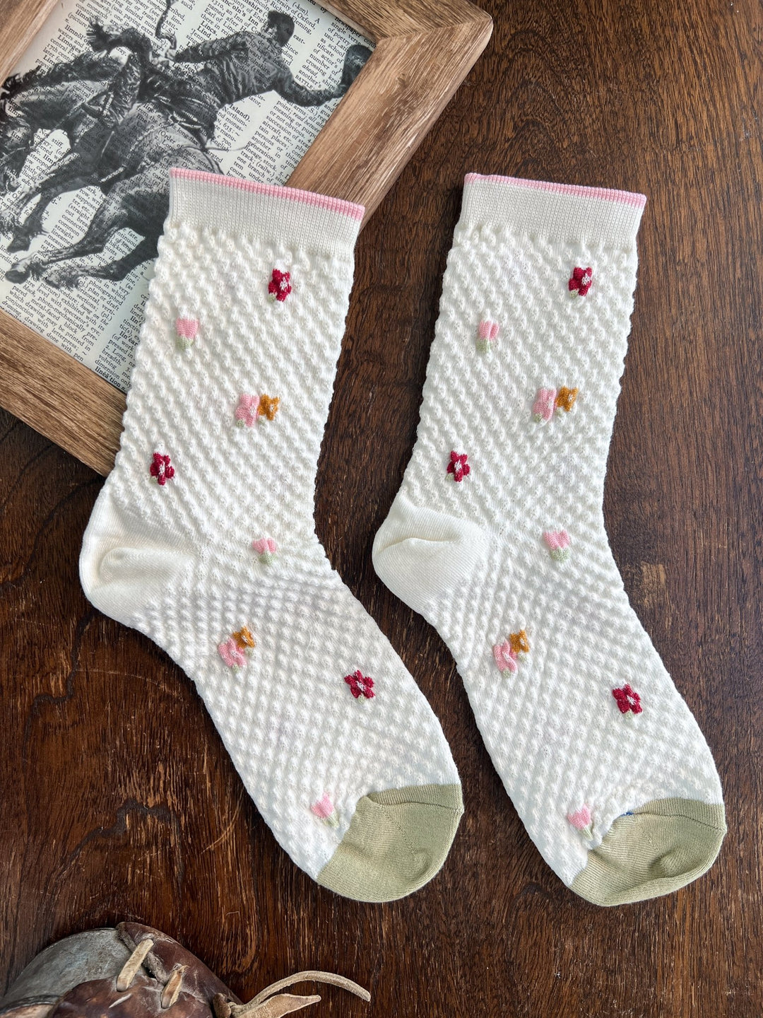 Loralie Floral Socks - Lunabelle West