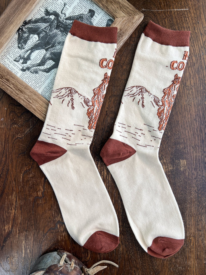 Hey Cowboy Socks - Lunabelle West