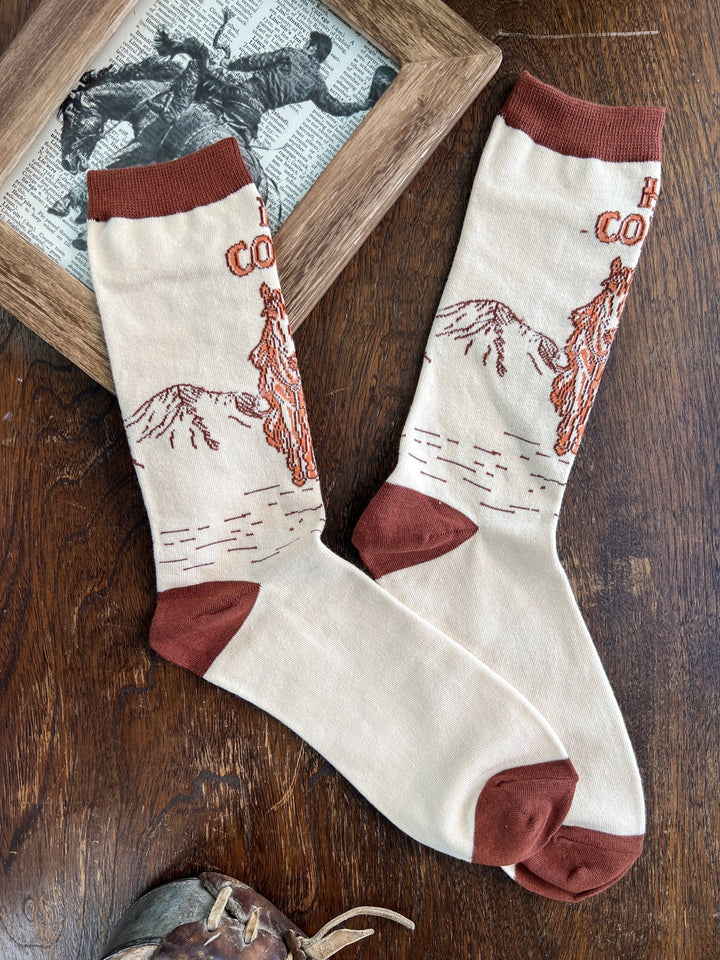 Hey Cowboy Socks - Lunabelle West
