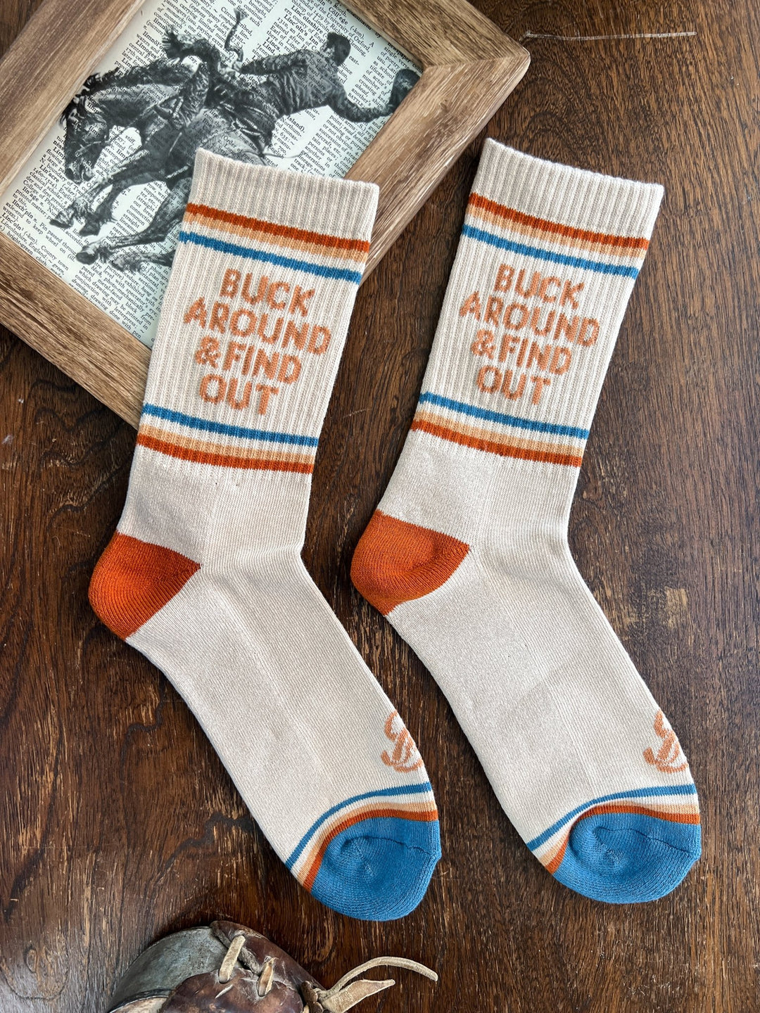 Buck Around Socks - Lunabelle West