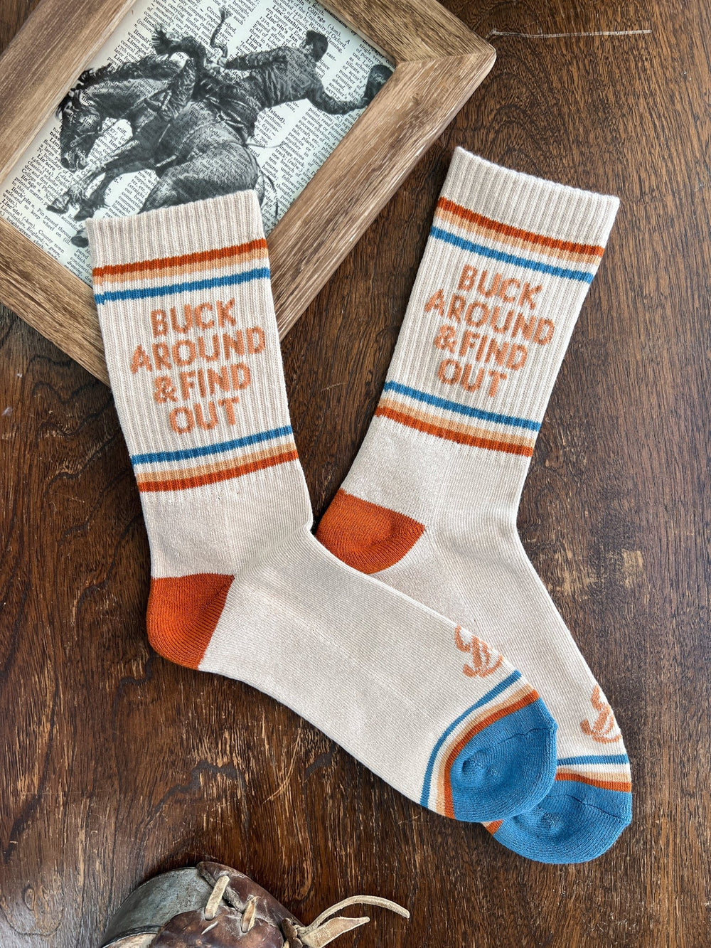 Buck Around Socks - Lunabelle West