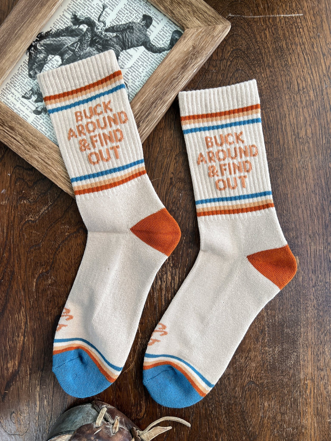 Buck Around Socks - Lunabelle West