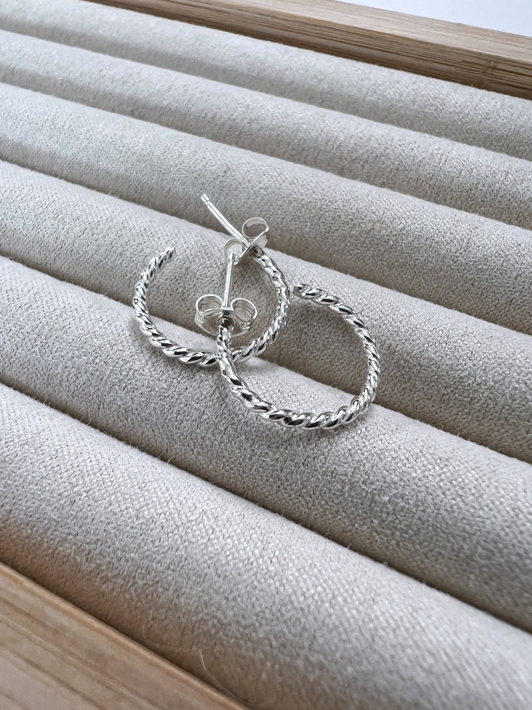 Braelyn Twist Hoops - Lunabelle West