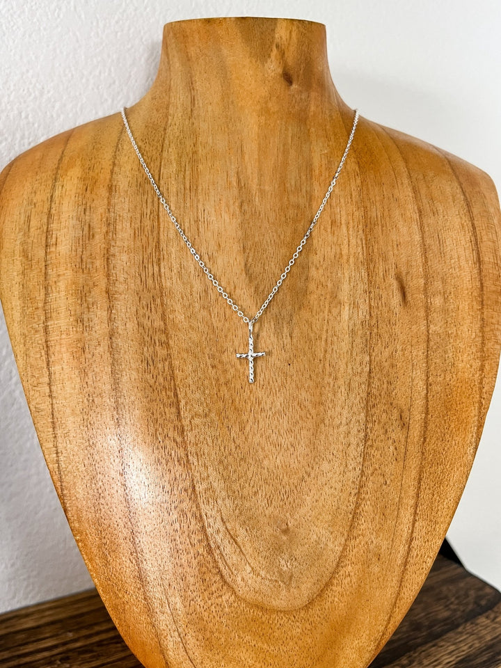 Twist Cross Necklace - Lunabelle West