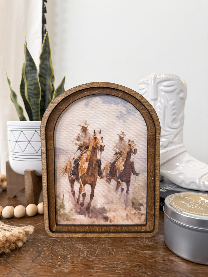 Cowboys Framed Art