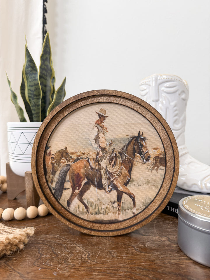 Vintage Cowboy Art