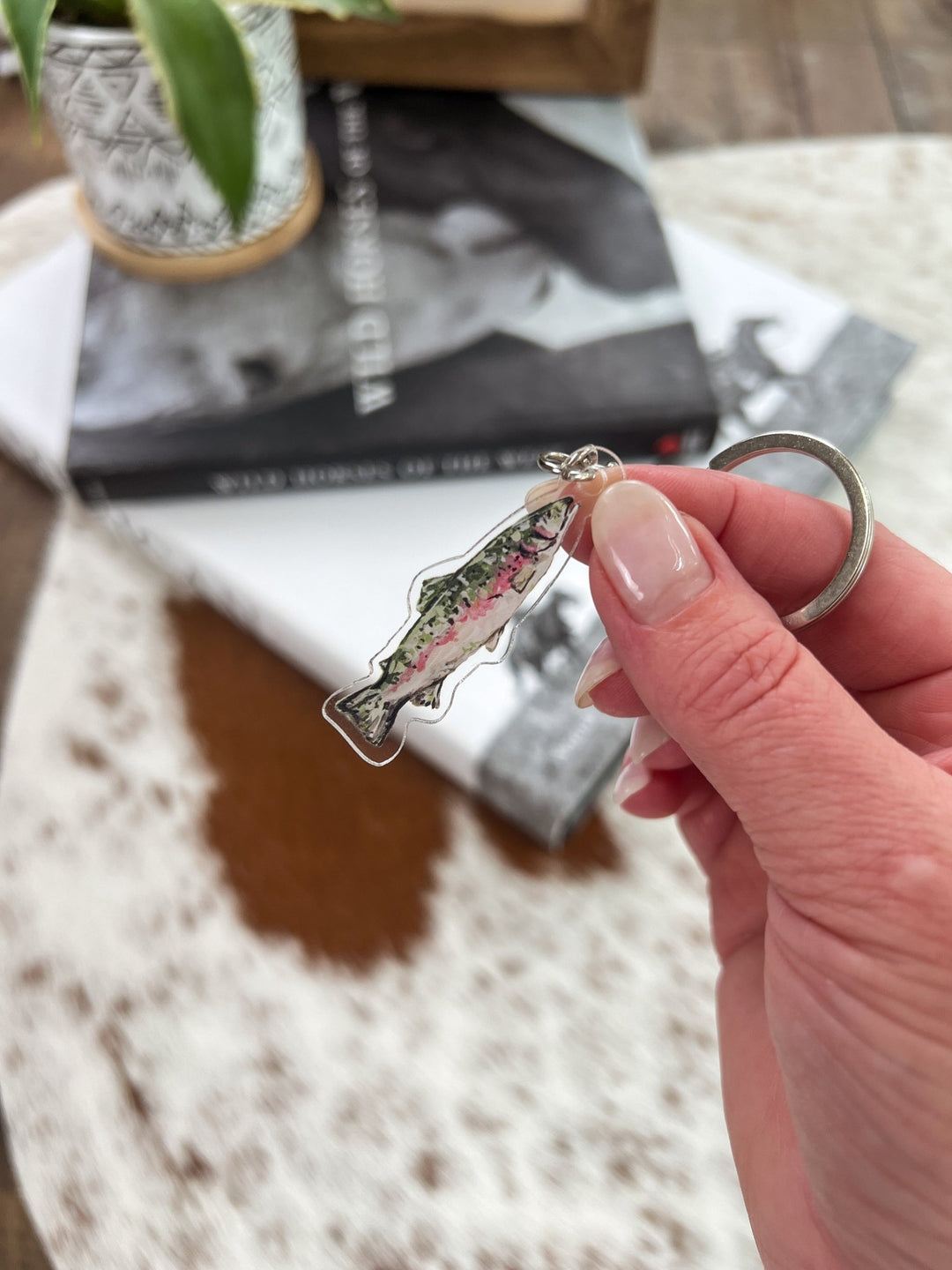 Rainbow Trout Keychain - Lunabelle West