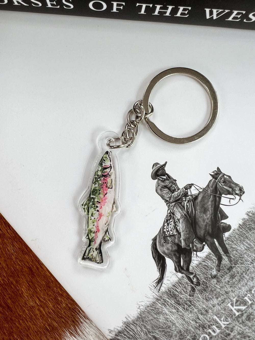 Rainbow Trout Keychain - Lunabelle West