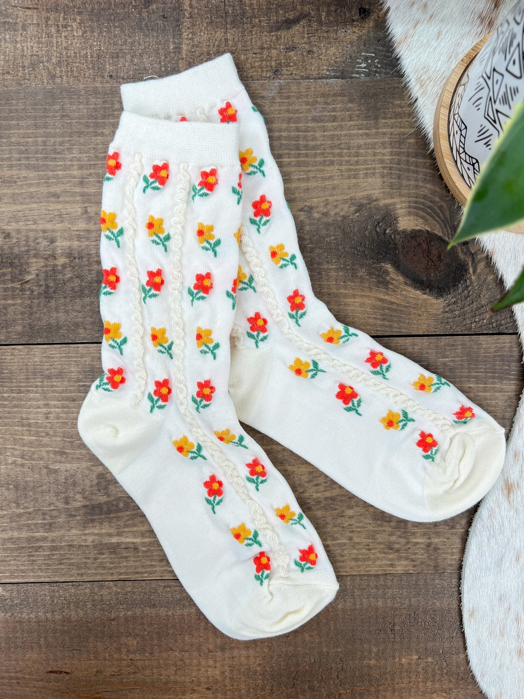 Annie Floral Socks - Lunabelle West
