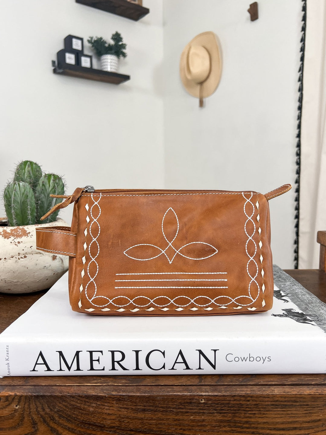 Boot Stitch Toiletry Bag - Lunabelle West