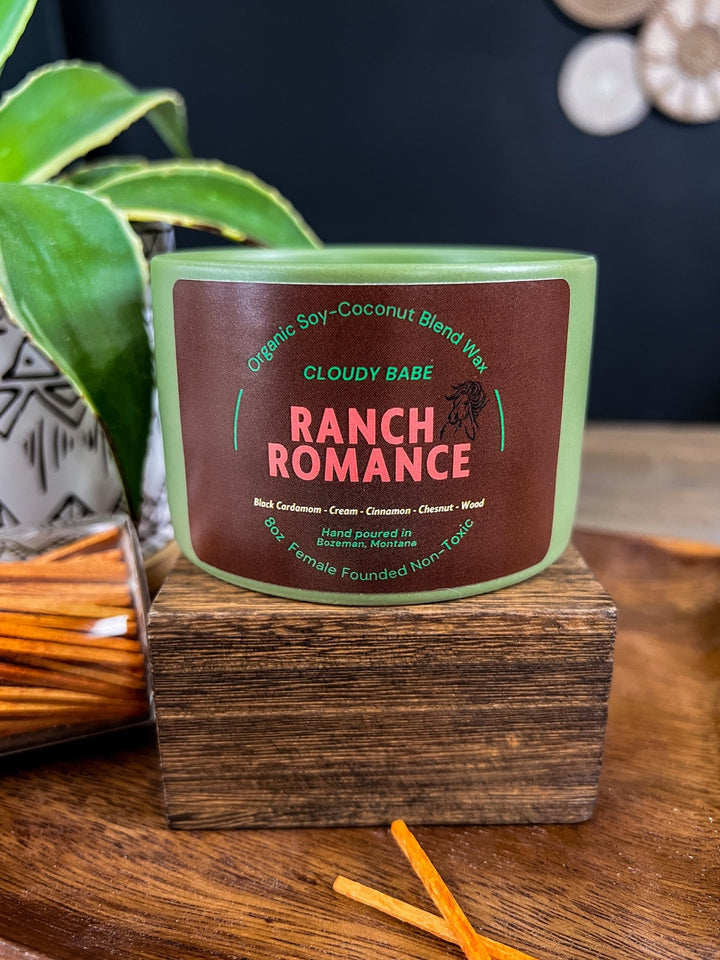 Ranch Romance Wood Wick Candle - Lunabelle West
