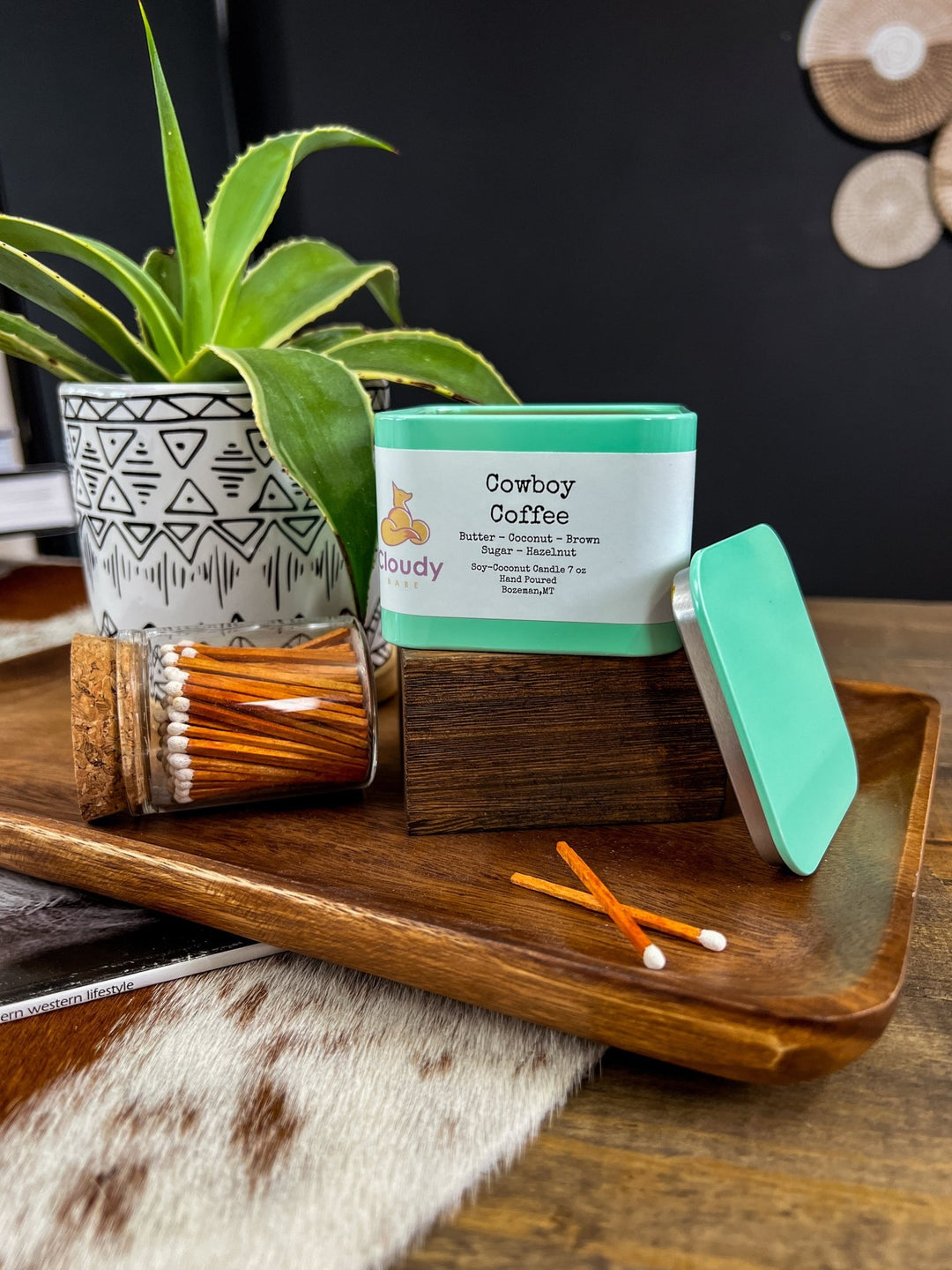 Cowboy Coffee Candle - Lunabelle West