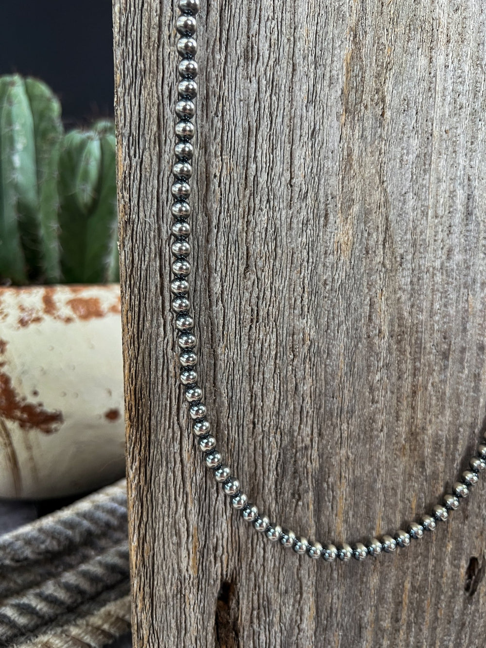 Grainger 26" Sterling Silver Necklace - Lunabelle West