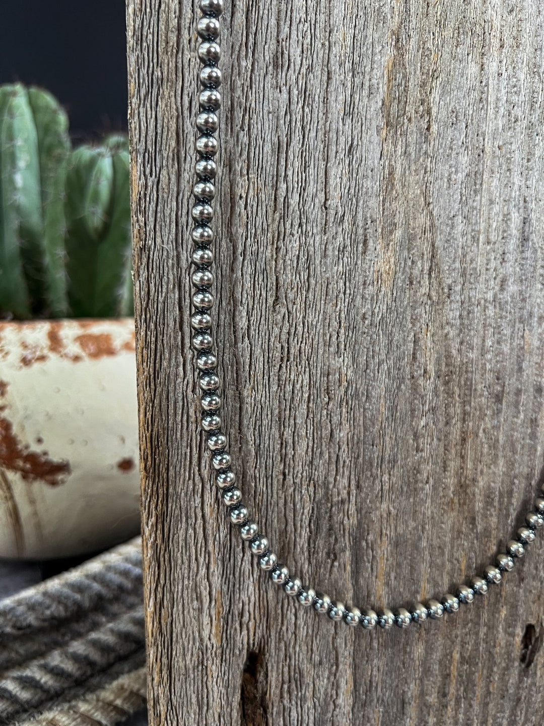 Grainger 26" Sterling Silver Necklace - Lunabelle West