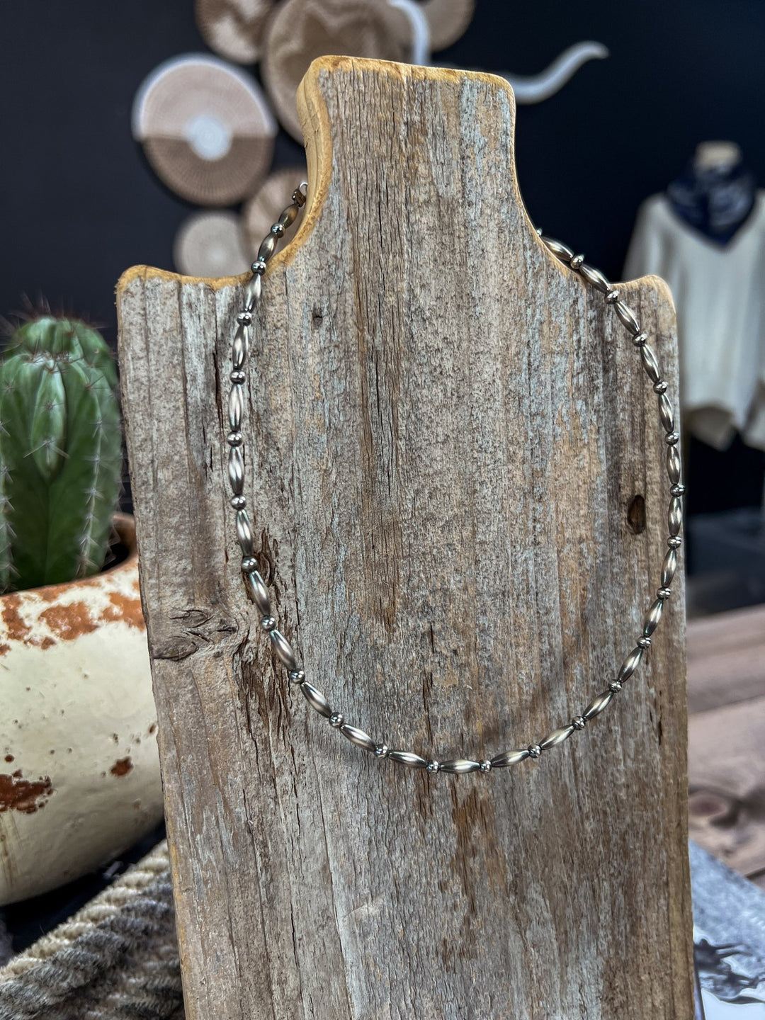 Emmet 14" Sterling Silver Necklace - Lunabelle West