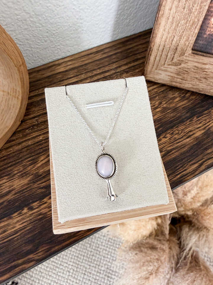 Aftyn Pink Opal Pendant Necklace