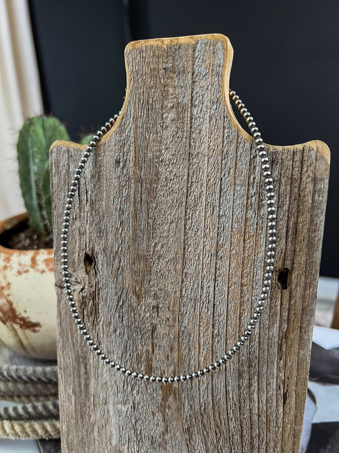 Elkhart 14" Sterling Silver Necklace - Lunabelle West