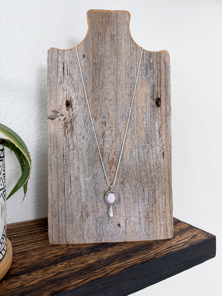 Aftyn Pink Opal Pendant Necklace